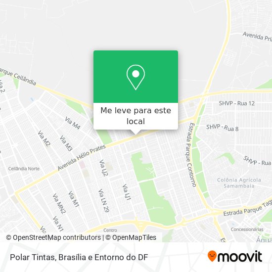 Polar Tintas mapa