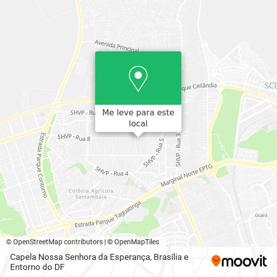 Capela Nossa Senhora da Esperança mapa
