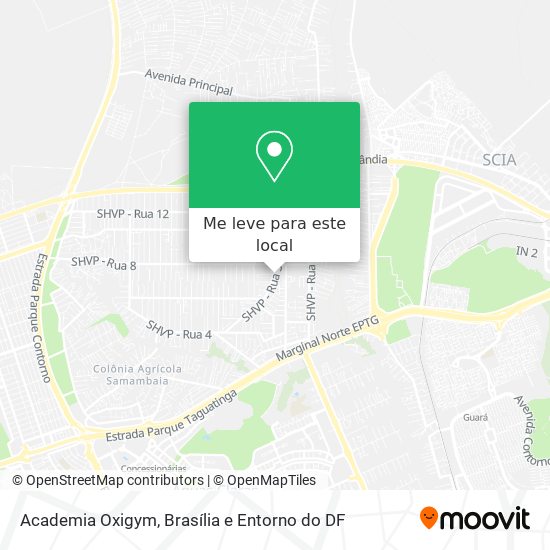 Academia Oxigym mapa
