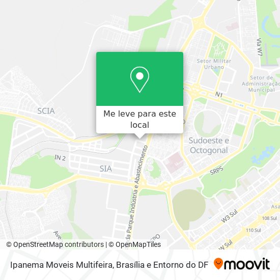 Ipanema Moveis Multifeira mapa