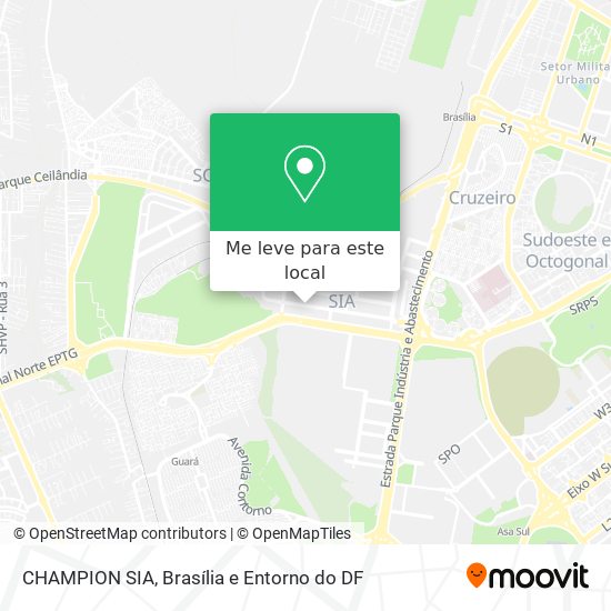 CHAMPION SIA mapa