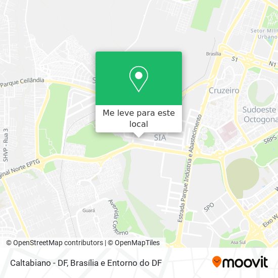 Caltabiano - DF mapa