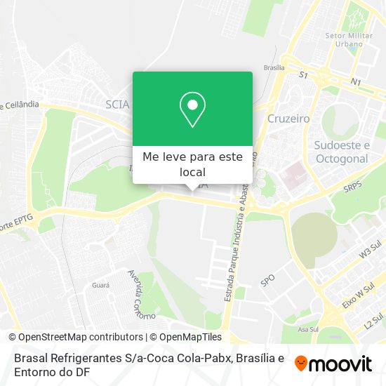 Brasal Refrigerantes S / a-Coca Cola-Pabx mapa