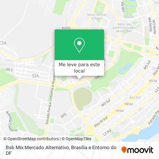 Bsb Mix Mercado Alternativo mapa