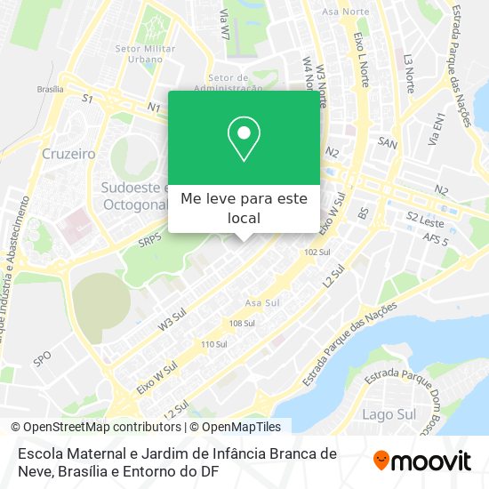Escola Maternal e Jardim de Infância Branca de Neve mapa