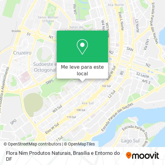 Flora Nim Produtos Naturais mapa
