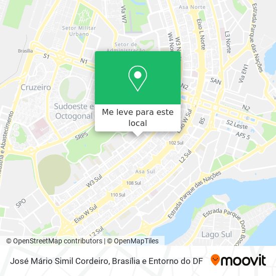 José Mário Simil Cordeiro mapa