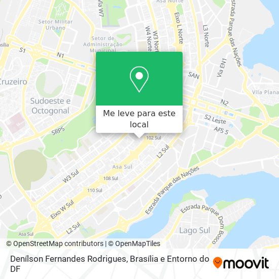 Denílson Fernandes Rodrigues mapa