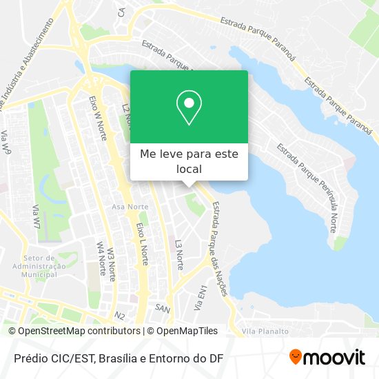 Prédio CIC/EST mapa