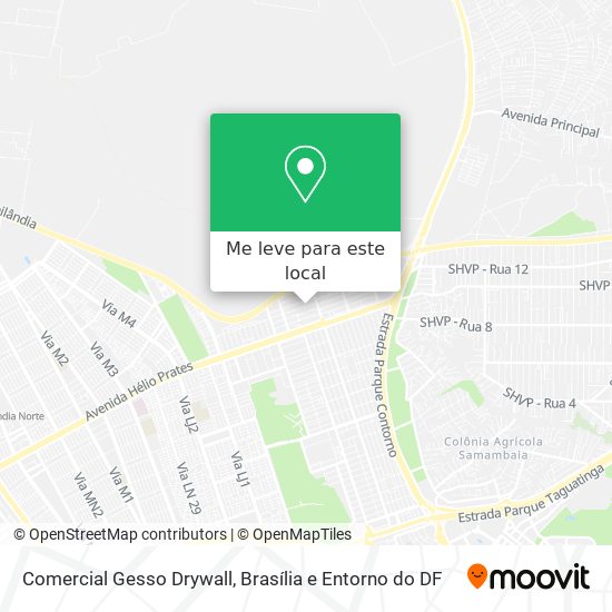 Comercial Gesso Drywall mapa