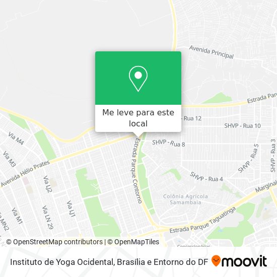 Instituto de Yoga Ocidental mapa