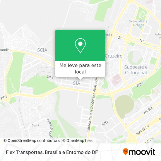 Flex Transportes mapa