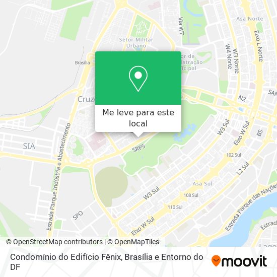 Condomínio do Edifício Fênix mapa