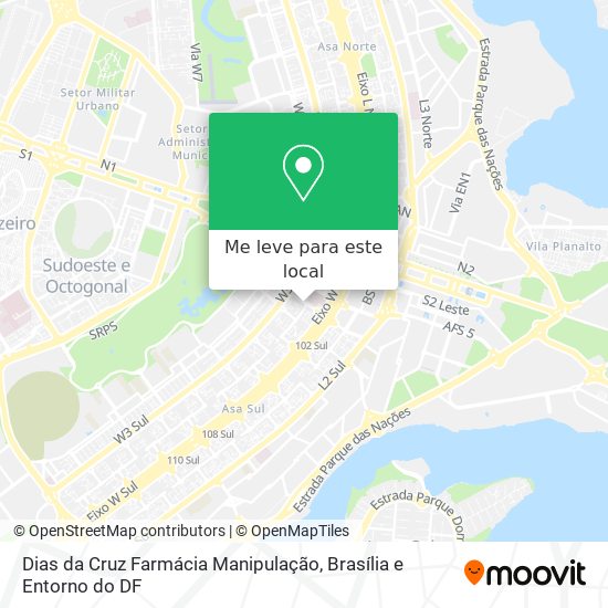 Dias da Cruz Farmácia Manipulação mapa