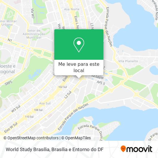 World Study Brasília mapa