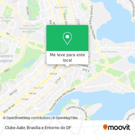 Clube Aabr mapa