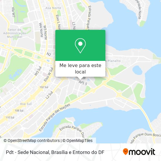 Pdt - Sede Nacional mapa