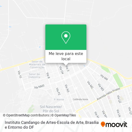 Instituto Candango de Artes-Escola de Arte mapa