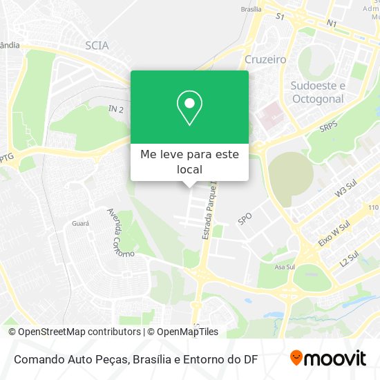 Comando Auto Peças mapa