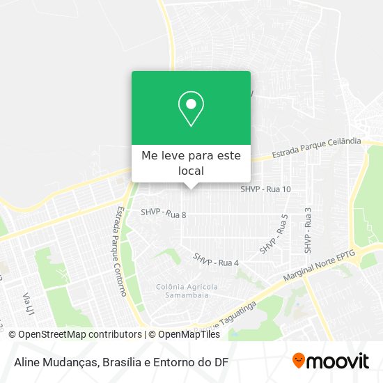 Aline Mudanças mapa