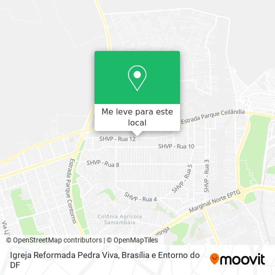 Igreja Reformada Pedra Viva mapa