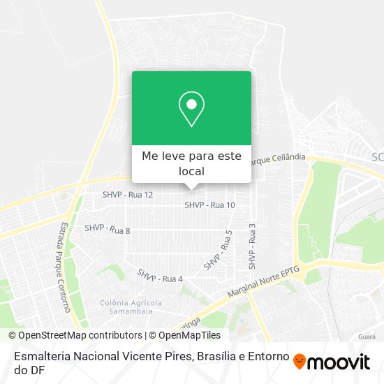 Esmalteria Nacional Vicente Pires mapa