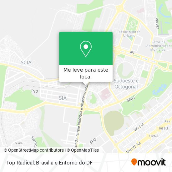 Top Radical mapa