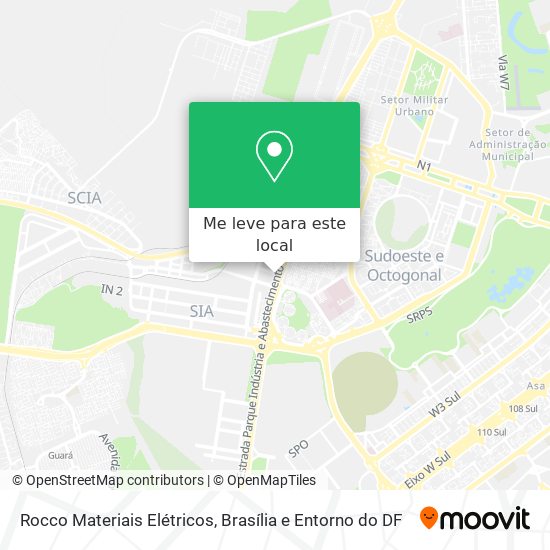 Rocco Materiais Elétricos mapa