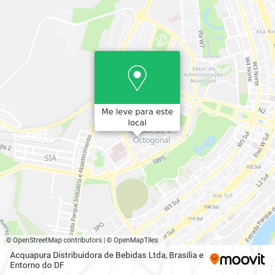 Acquapura Distribuidora de Bebidas Ltda mapa