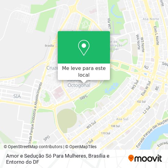 Amor e Sedução Só Para Mulheres mapa