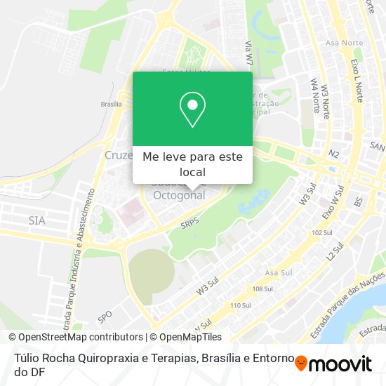 Túlio Rocha Quiropraxia e Terapias mapa