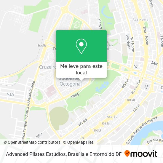 Advanced Pilates Estúdios mapa