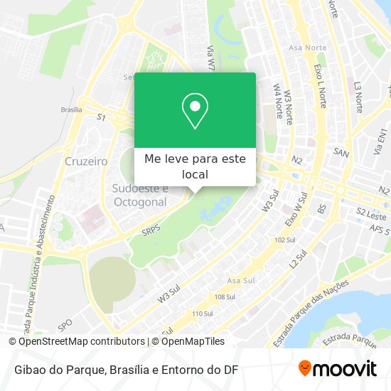 Gibao do Parque mapa