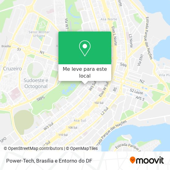 Power-Tech mapa