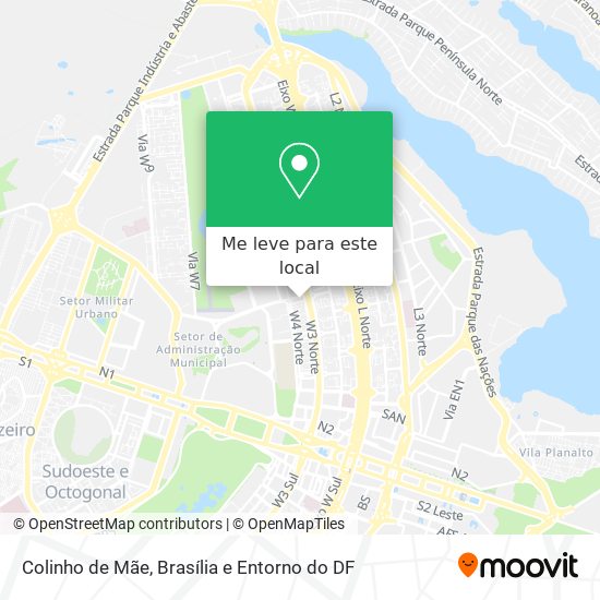 Colinho de Mãe mapa