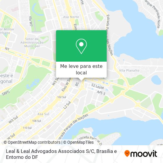 Leal & Leal Advogados Associados S / C mapa