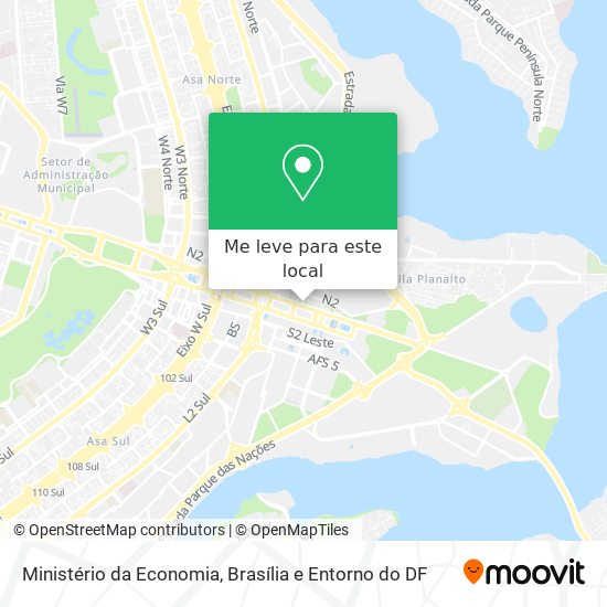 Ministério da Economia mapa