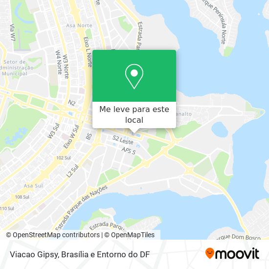 Viacao Gipsy mapa