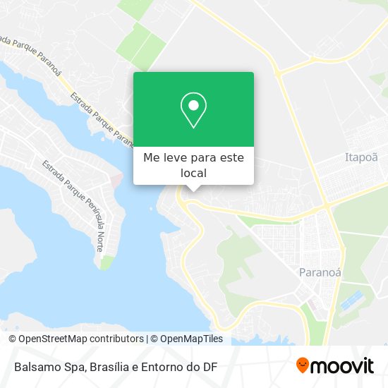 Balsamo Spa mapa