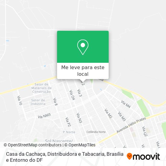 Casa da Cachaça, Distribuidora e Tabacaria mapa