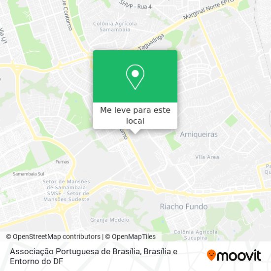 Associação Portuguesa de Brasília mapa
