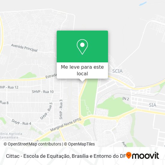 Cittac - Escola de Equitação mapa