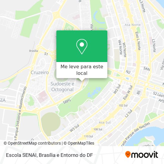 Escola SENAI mapa