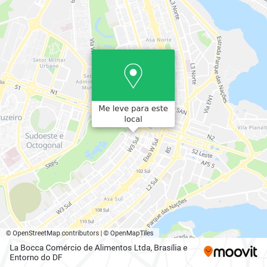 La Bocca Comércio de Alimentos Ltda mapa