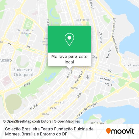 Coleção Brasileira Teatro Fundação Dulcina de Moraes mapa