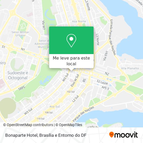 Bonaparte Hotel mapa