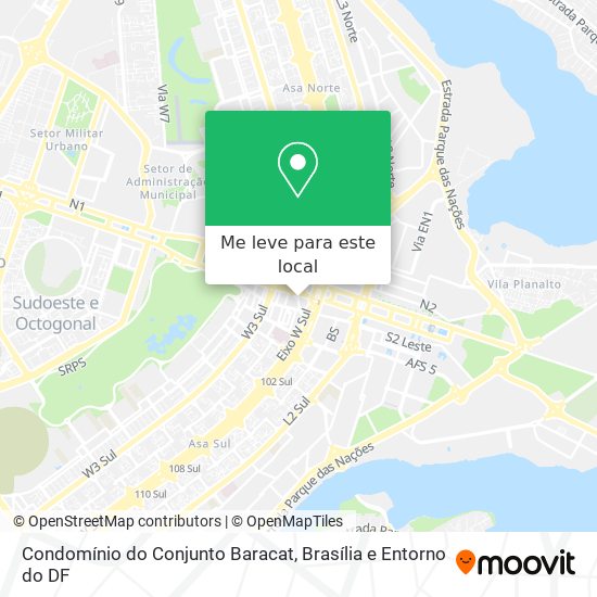 Condomínio do Conjunto Baracat mapa