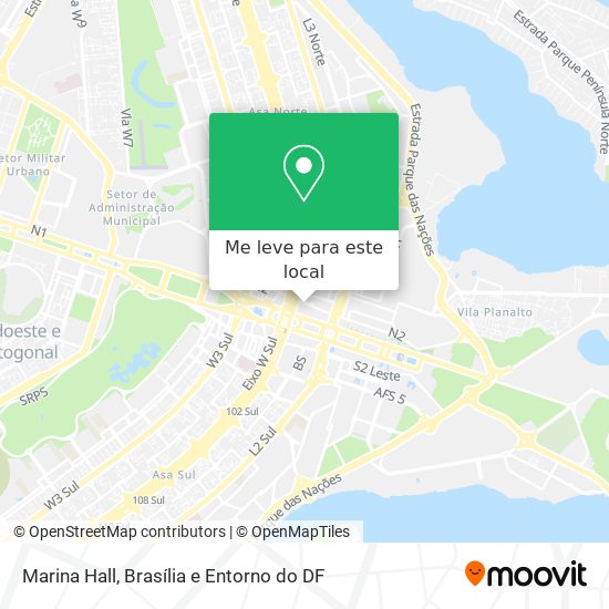 Marina Hall mapa