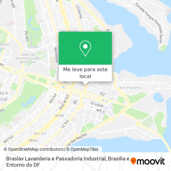 Braslav Lavanderia e Passadoria Industrial mapa