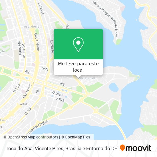 Toca do Acai Vicente Pires mapa